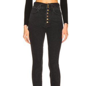 MOTHER | Swooner Exposed Snap Ankle Jeans SIZE 30